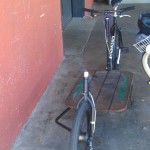 Custom bicycle for delivering kegs of Linden Street Towne Lager