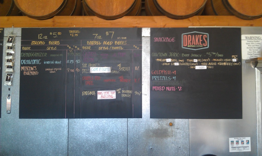 Drake's tap List part 2
